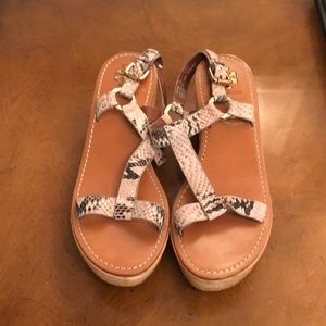 Tory Burch snake print sandal